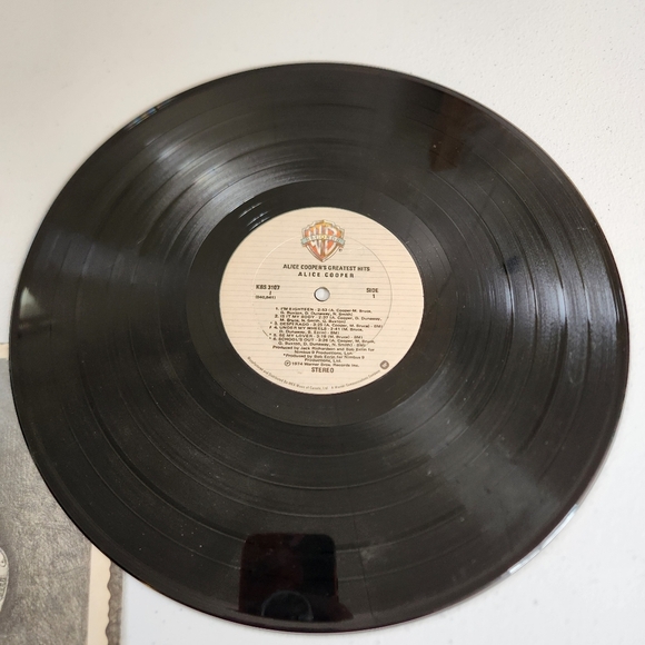Alice Cooper Alice Coopers Greatest Hits Vinyl Record Vintage 1974 VG+ - Picture 8 of 12